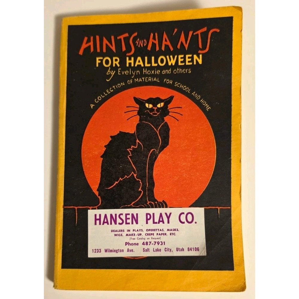 Vintage Hints and Ha'nts for Hallowe'en Evelyn Hoxie- Paperback
